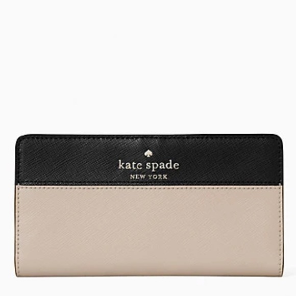 NWT Kate Spade Staci Colorblock Slim Bifold Wallet - Picture 2 of 10